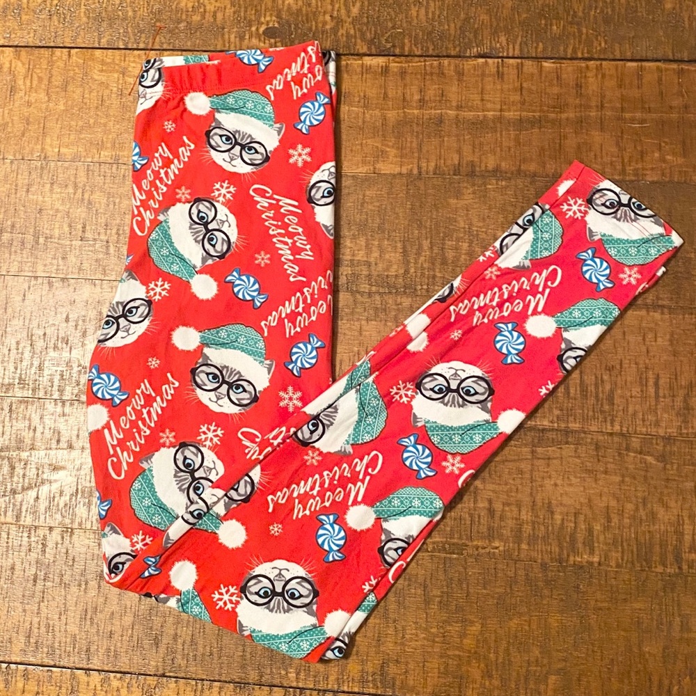 Christmas Cat Leggings